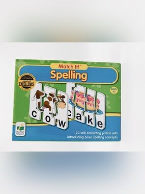 The Learning Journey Match It! Spelling Educational Puzzle Game - Ages 4+